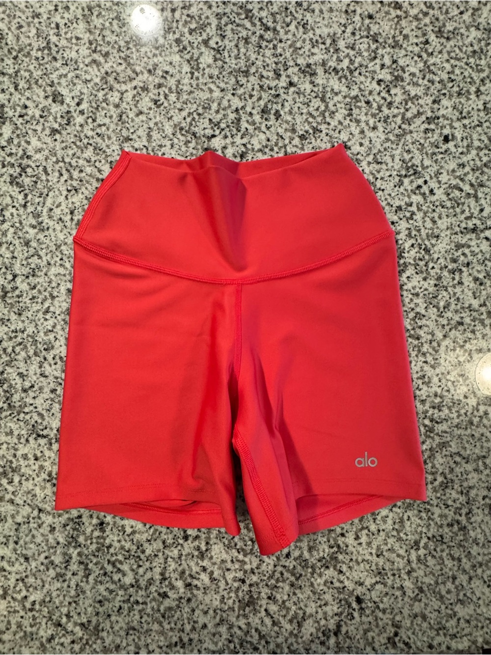 ALO Yoga High-Waist Candy Red Energy Short